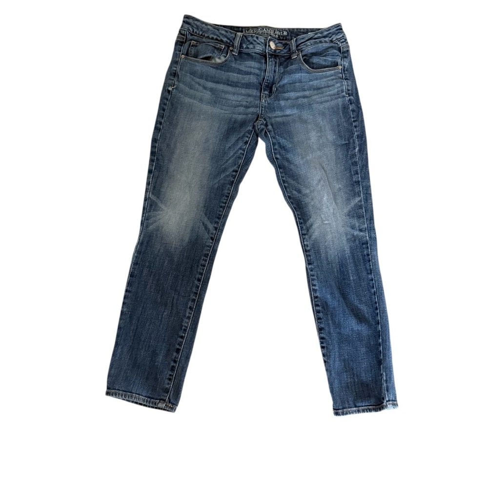 American Eagle Outfitters Men's Blue Straight Jeans